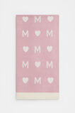 Heart Initial Blanket  M  hi-res