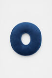Blue Velvet Initial Cushion  O  hi-res