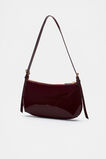 Coated Shoulder Bag  Dark Plum  hi-res