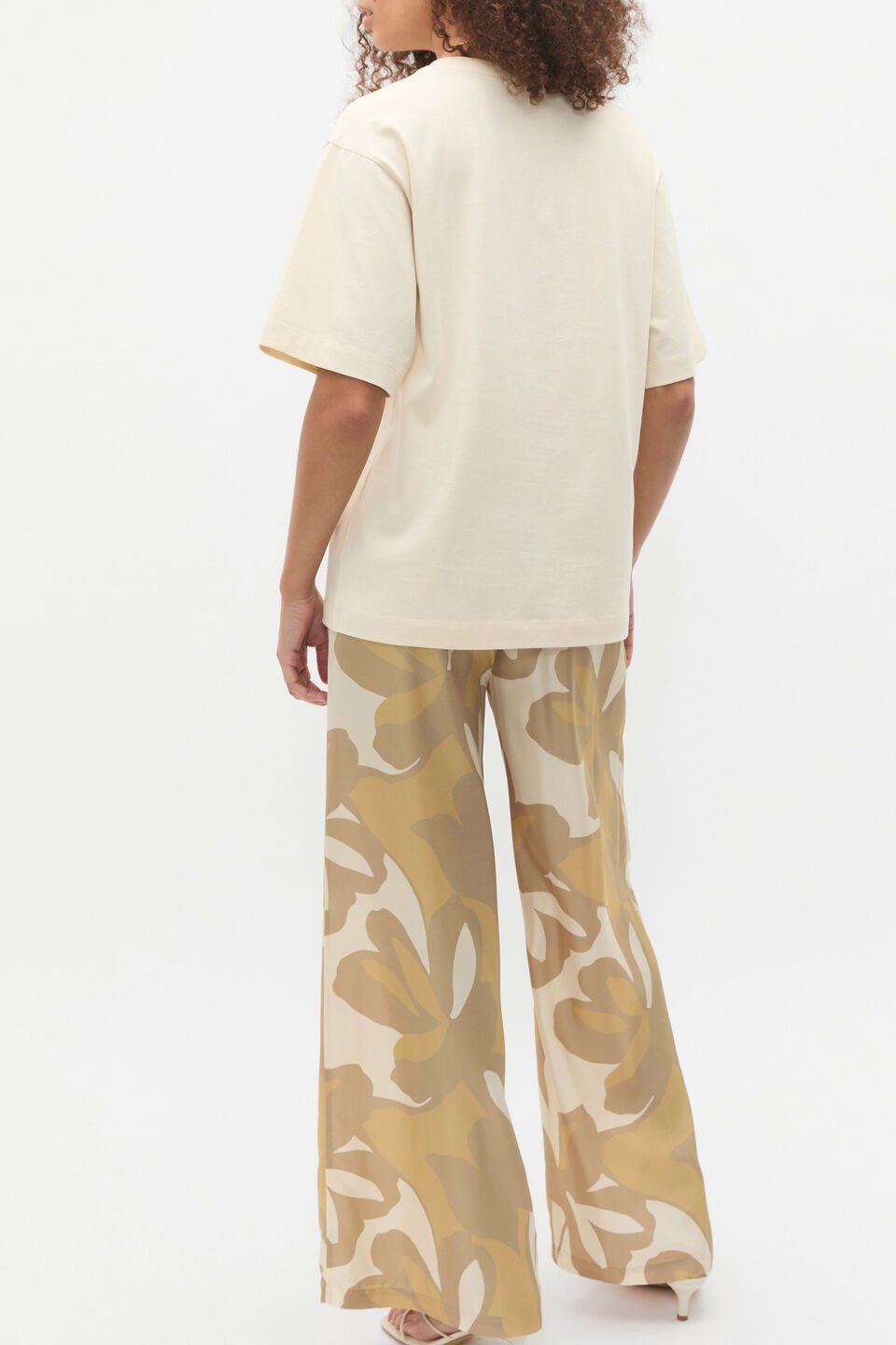Oversized Longline Tee  Tofu