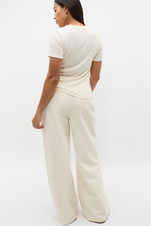 Rib Button Through Top  Buttercream  hi-res