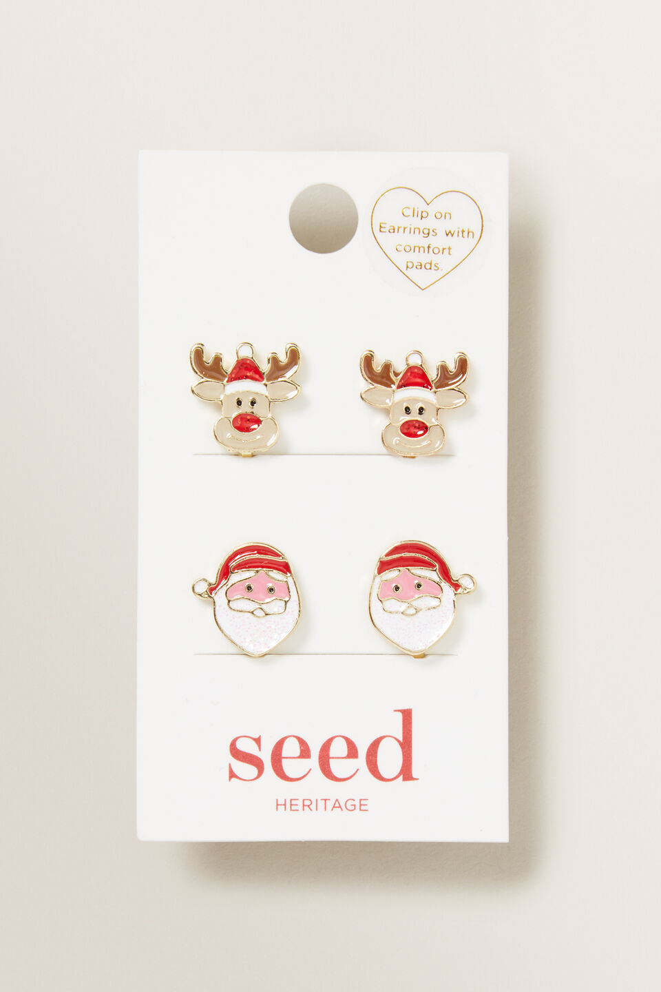Christmas Clip On Earrings  
