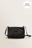Leather Pleat Sling    hi-res