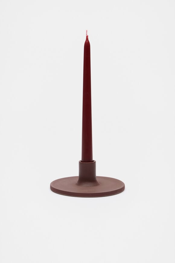 Candle Holder  Claret  hi-res