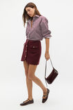 Coated Shoulder Bag  Dark Plum  hi-res