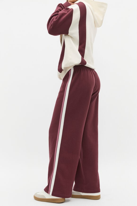 Side Stripe Track Pant  Deep Berry  hi-res