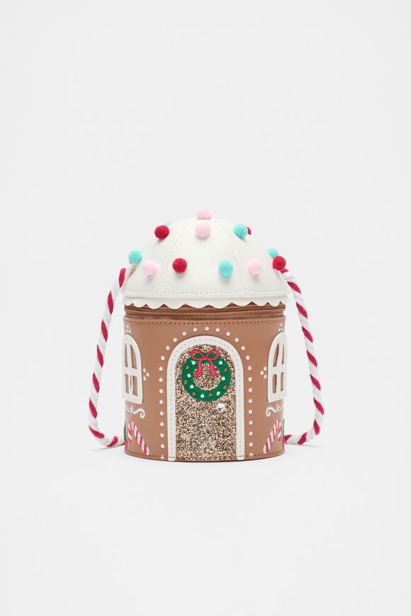Gingerbread House Bag  Multi  hi-res