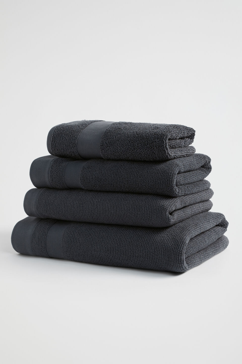 Luca Cotton Bath Sheet  Graphite