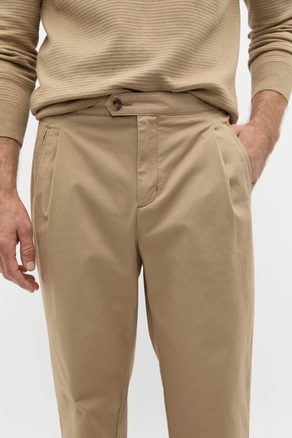 Side Tab Trouser  Biscotti  hi-res