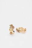 Initial Clip On Earings  B  hi-res