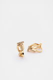 Initial Clip On Earings  T  hi-res