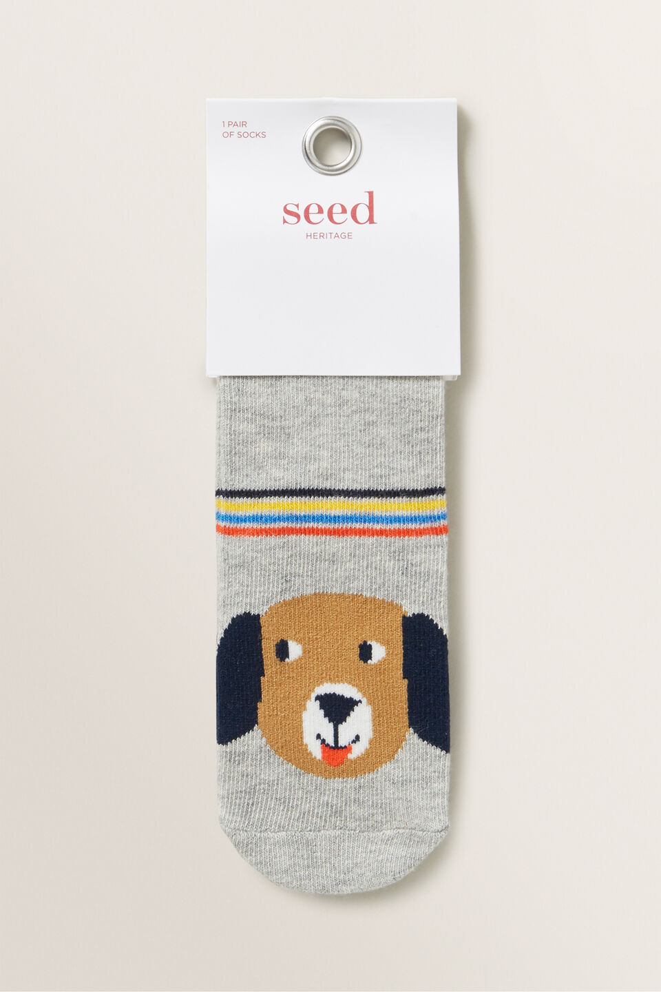 Stripey Pup Socks  