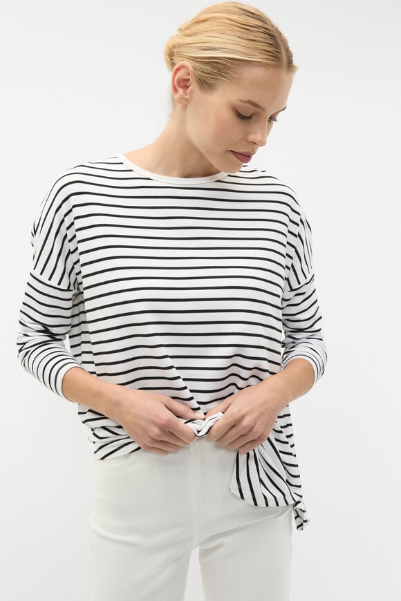 Core Asymmetrical Top  Mono Stripe  hi-res