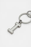 Silver Initials Keyring  I  hi-res