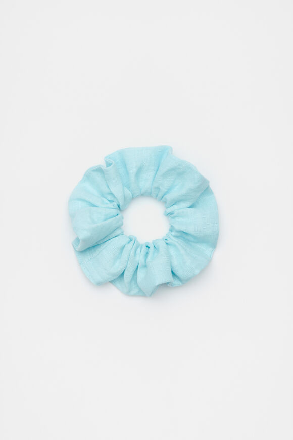 Linen Scrunchie  Skyway  hi-res