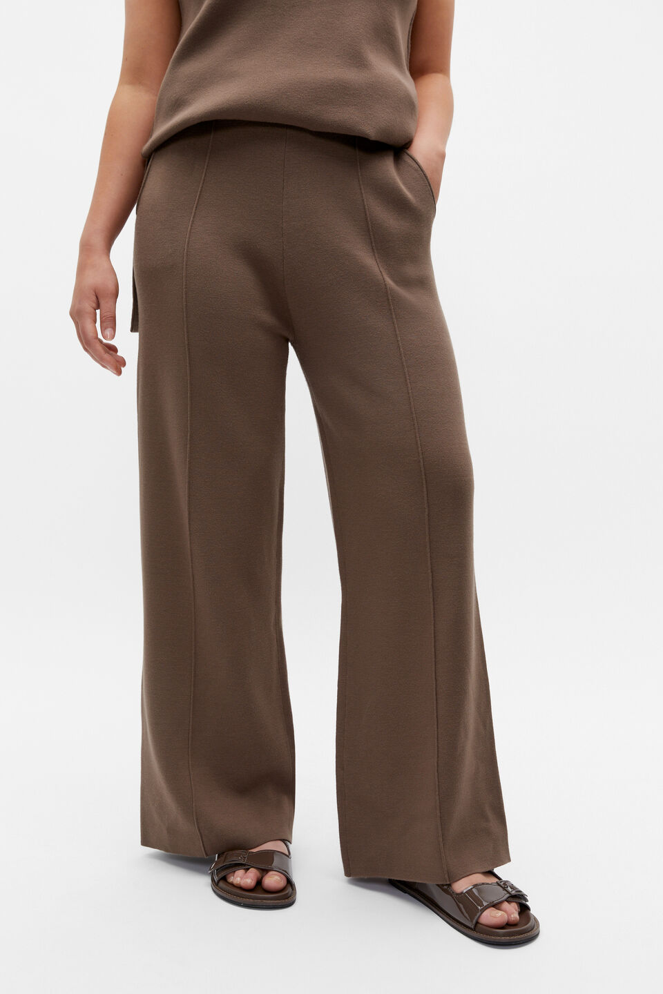 Double Knit Pocket Pant  Affogato