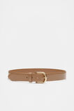 Faye Buckle Belt  Caramel  hi-res