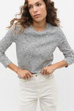 Self Stripe Textured Top  Mono Stripe  hi-res