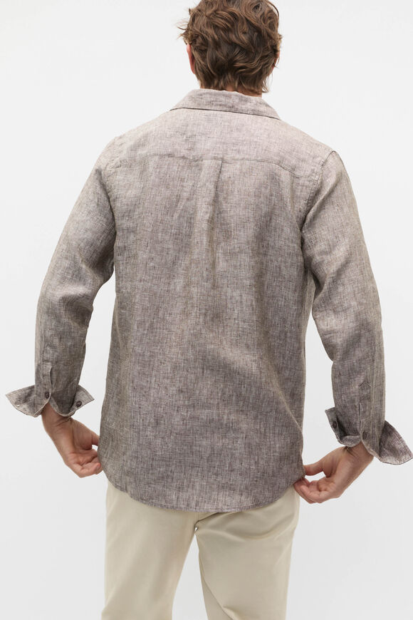 Linen Everyday Shirt  Cocoa  hi-res