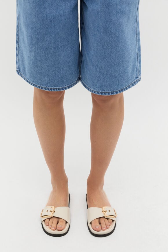Asher Buckle Slide  Cream  hi-res