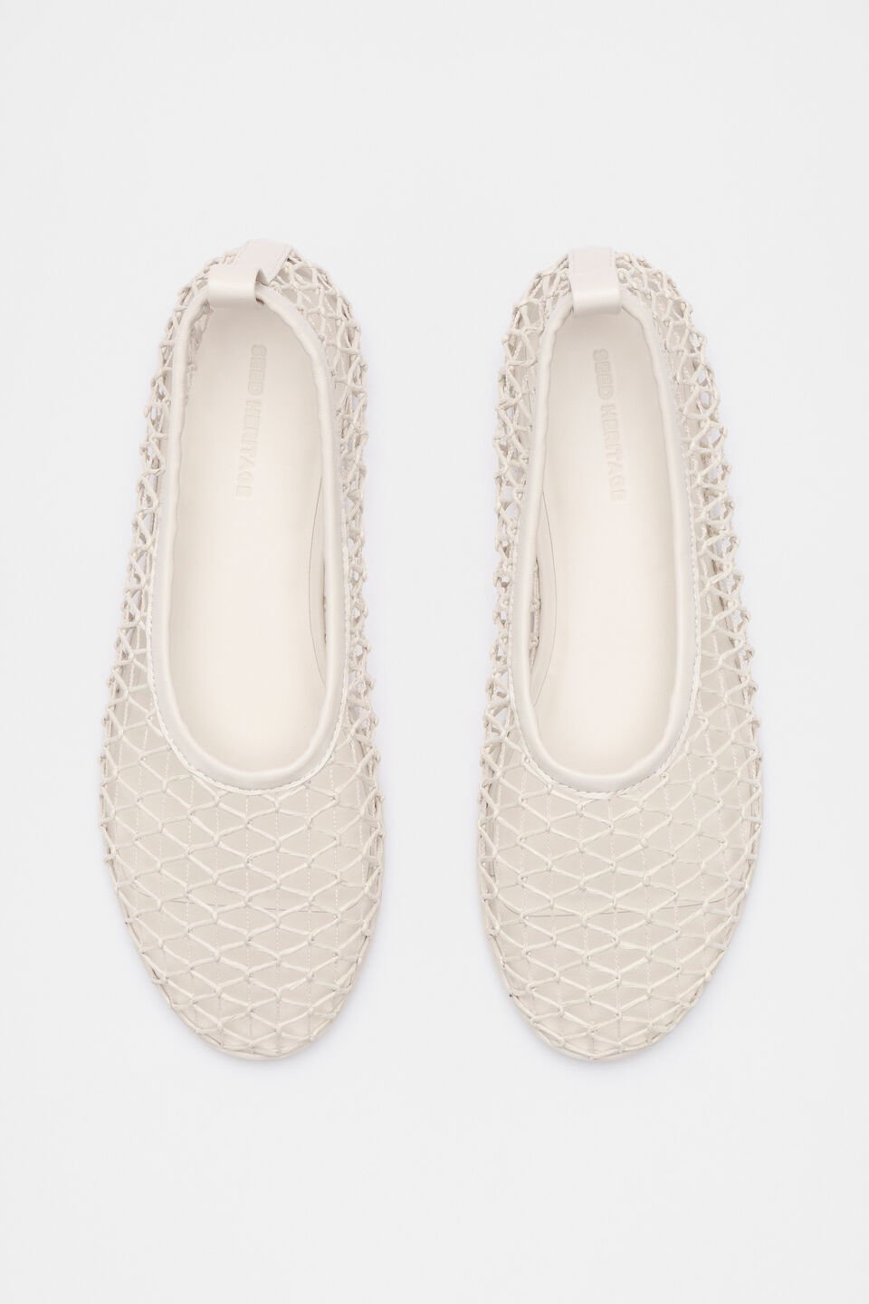 Parker Open Weave Ballet Flat  Tofu