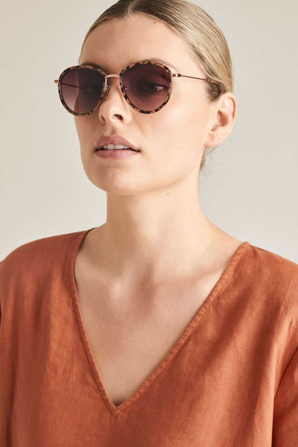 Hazel Round Sunglasses  