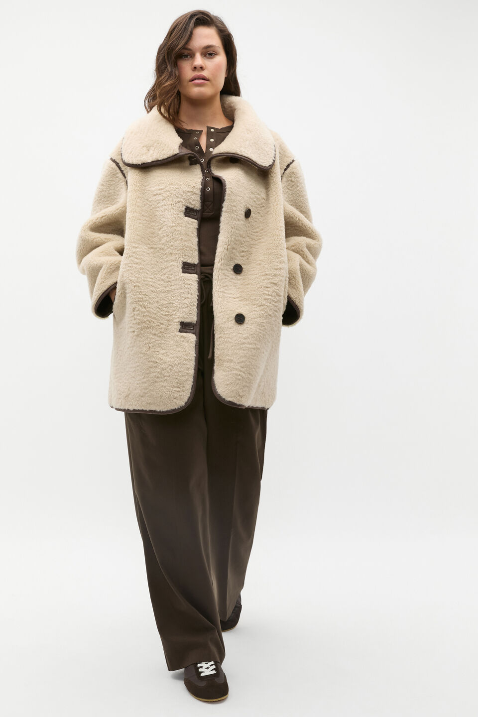 Double Waist Pant  Dark Espresso