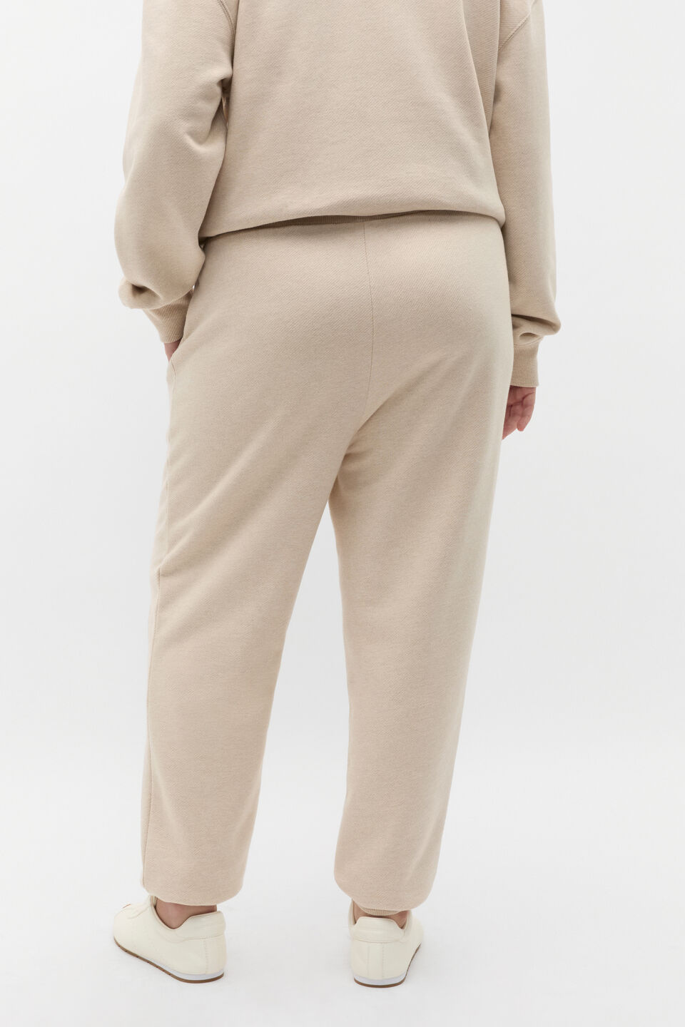 Terry Jogger Pant  Latte Marle