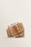 Acrylic Buckle Waist Belt    hi-res