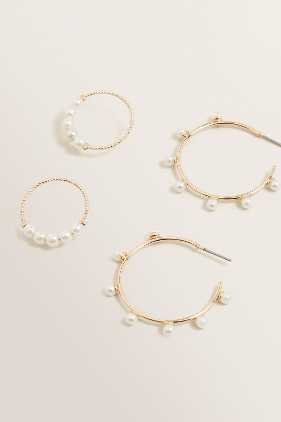 Double Pearl Hoop Pack  