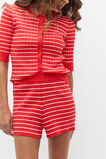 Stripe Knit Short  Electric Crimson Stripe  hi-res