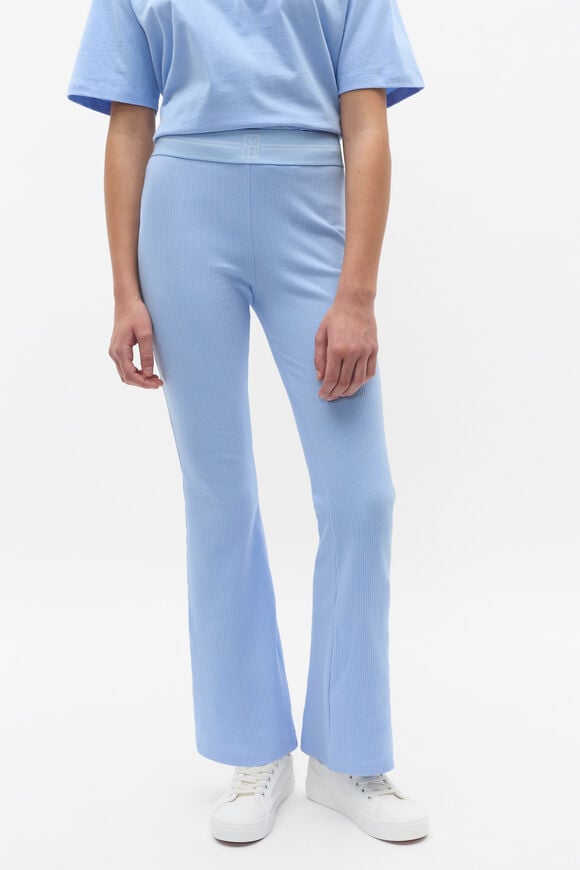 Kick Flare Rib Pant  Bright Sky  hi-res
