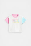 Colourblock Logo Tee  Canvas  hi-res