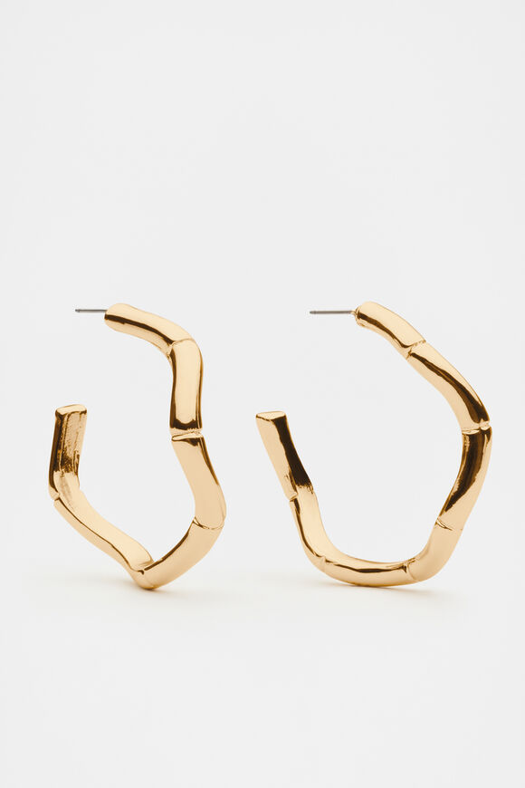 Bamboo Hoop  Gold  hi-res
