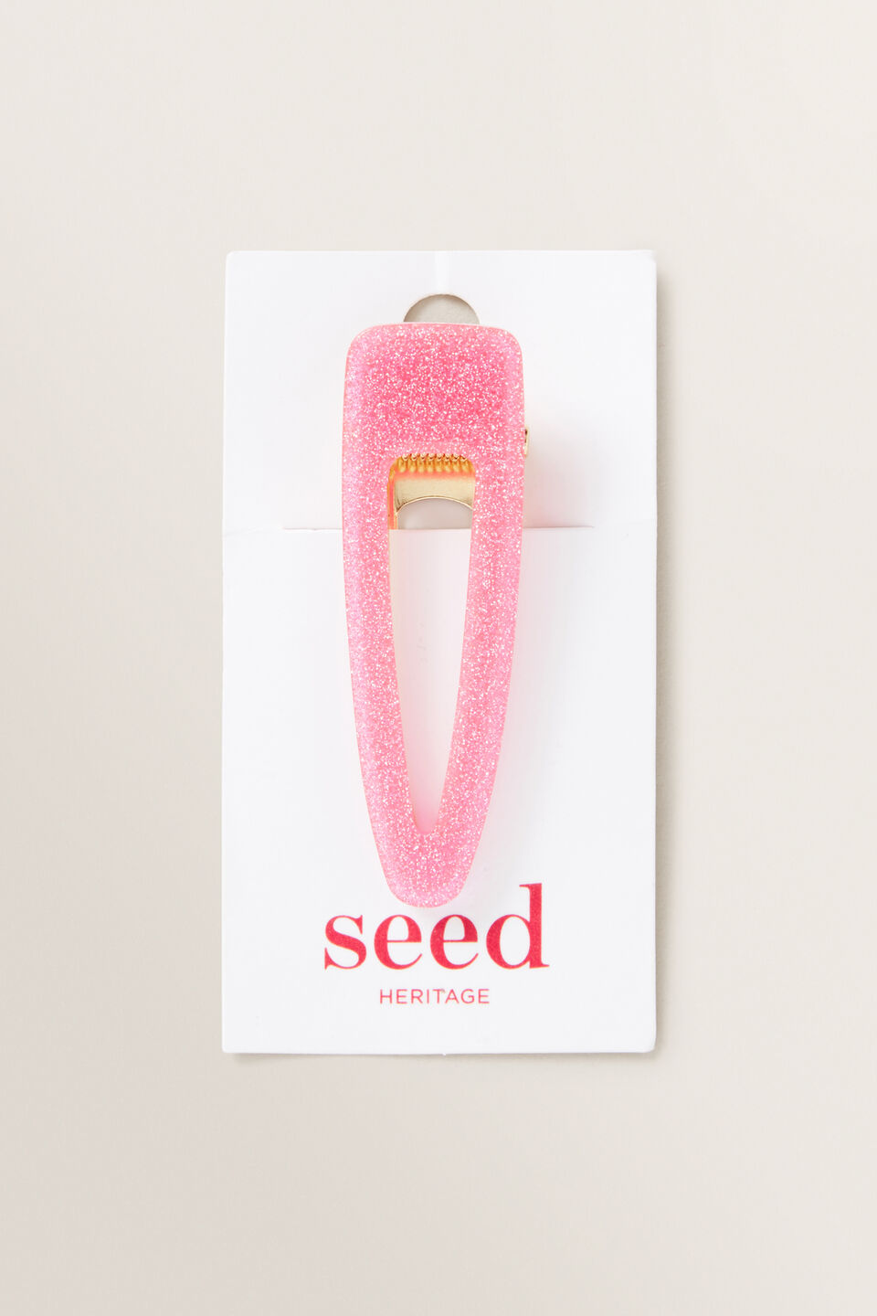 Glitter Acrylic Clip  