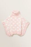 Fluffy Knit Poncho    hi-res