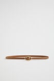 Carmen Oval Buckle Belt  Tan  hi-res
