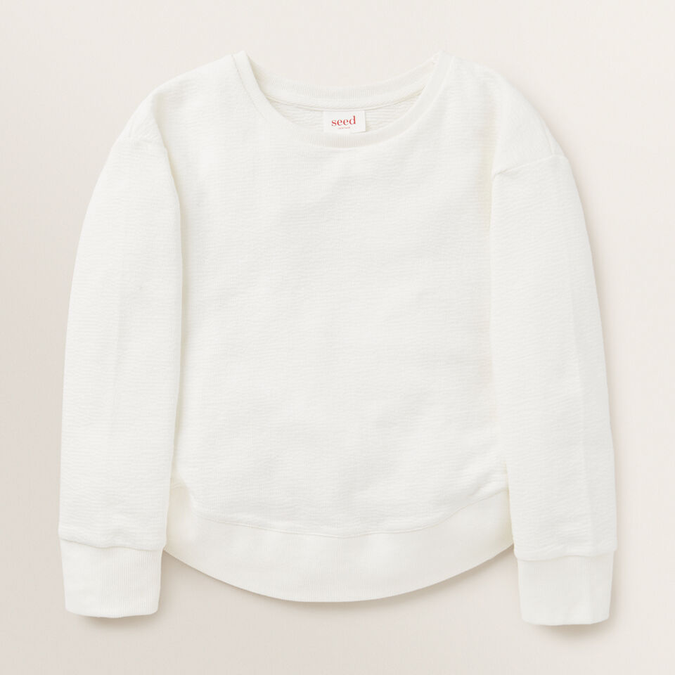 Curve Hem Long Sleeve Tee  