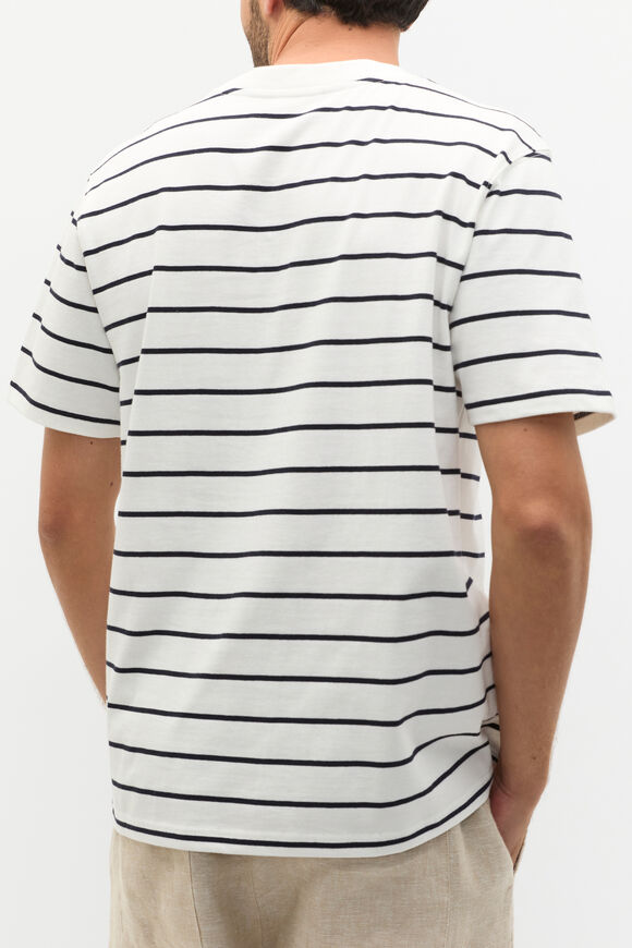 Crew Stripe Tee  Vintage White  hi-res