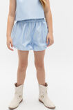 Satin Bubble Short  Ice Blue  hi-res