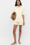 Contrast Stitch Short  Coconut Cream  hi-res
