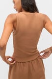 Cotton Rib Tank  Copper  hi-res