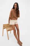 Boxy Draped Tee  Copper  hi-res