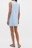 Denim Swing Mini Dress  Glacial Blue Wash  hi-res