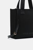 Seed Knit Tote  Black  hi-res
