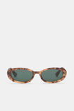 Sadie Oval Sunglasses  Caramel Tort  hi-res