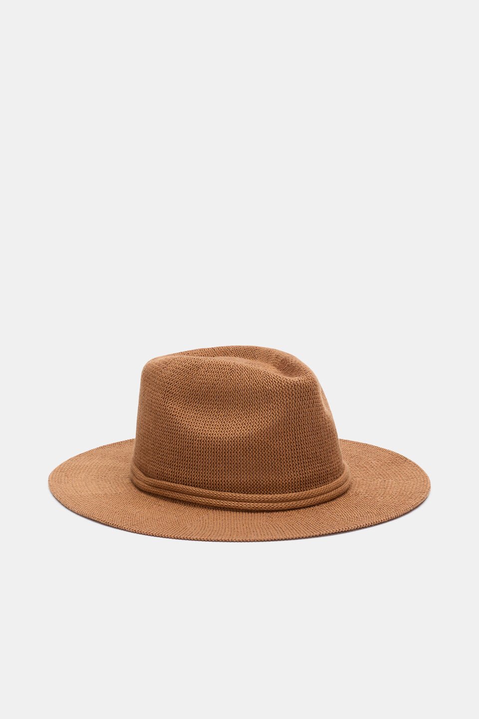 Knit Fedora  Copper