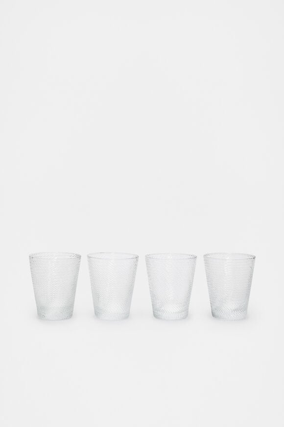 Selene Tumbler Set of 4  Clear  hi-res