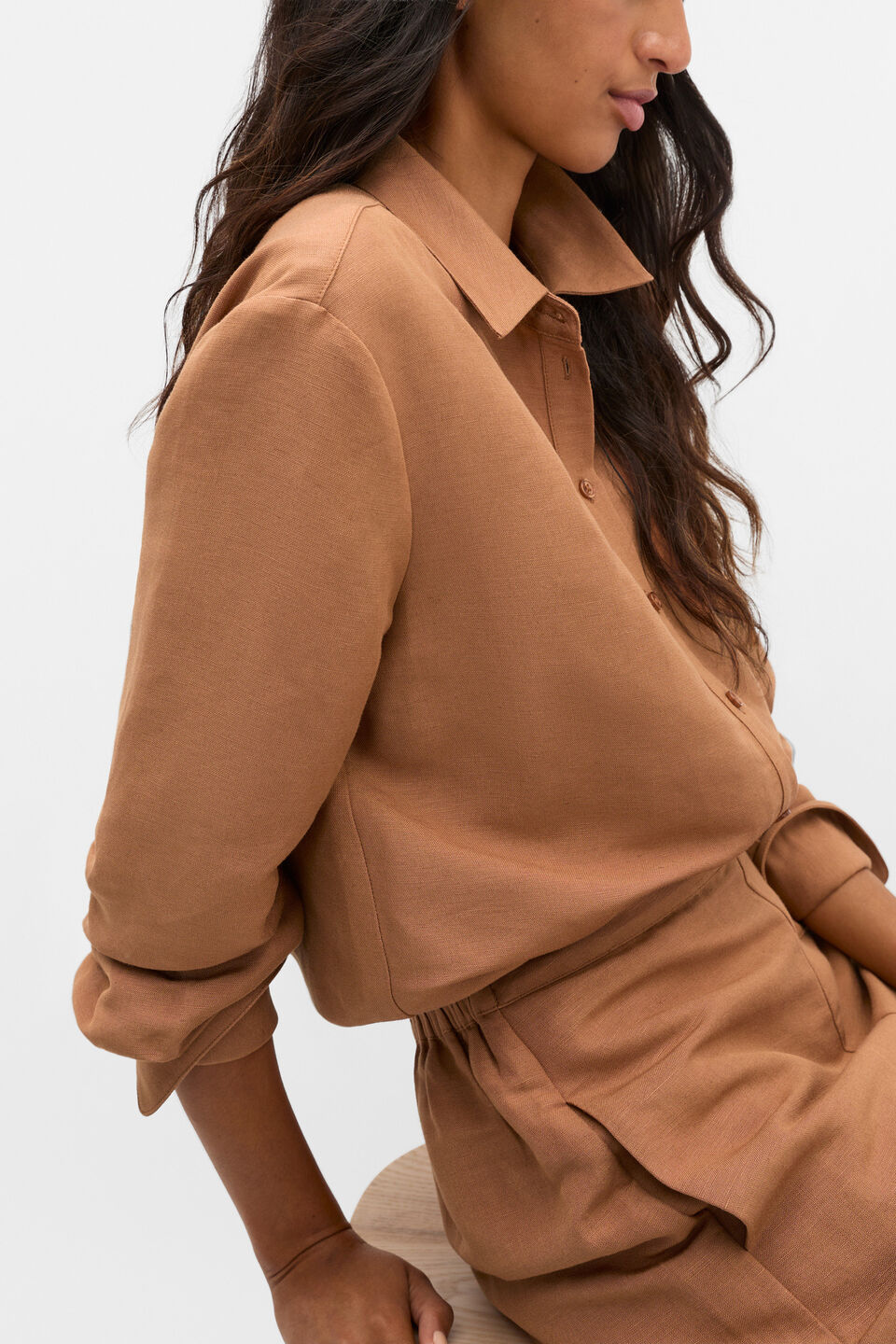 Oversized Easy Shirt  Copper