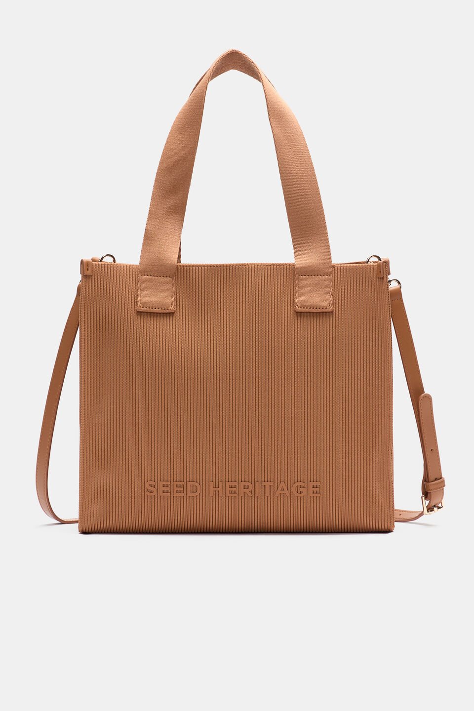 Seed Knit Tote  Copper